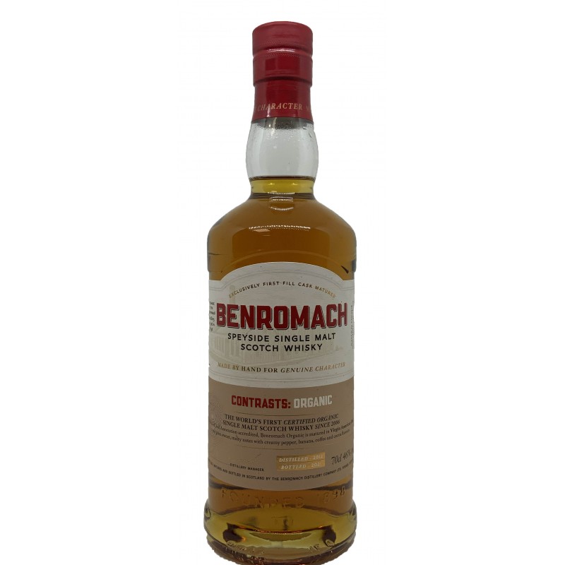 Whisky Benromach Organic 46° 70cl