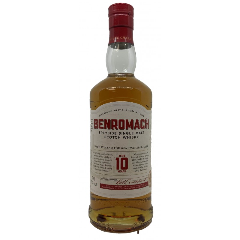 Whisky Benromach 10 ans 43° 70cl